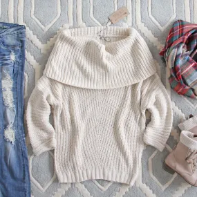 The Nubby Knit Sweater in Cream