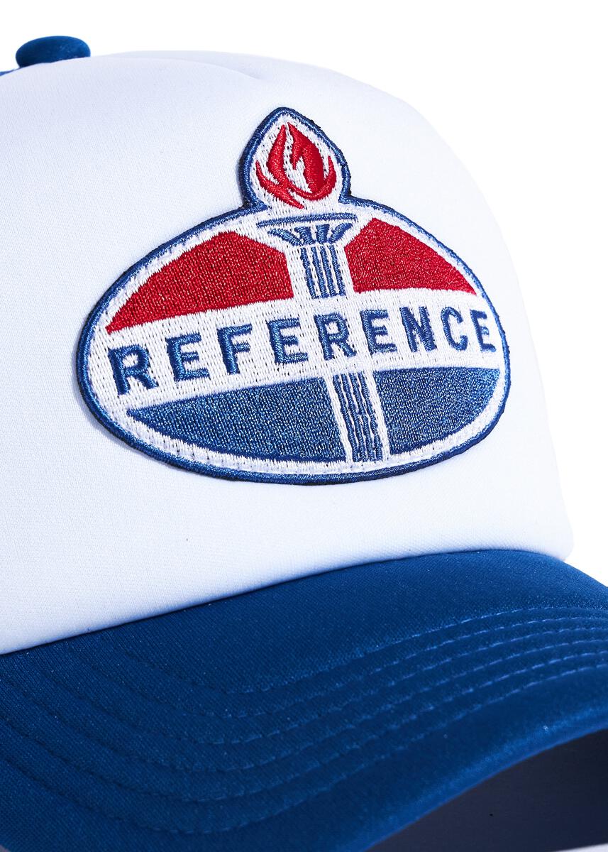 TORCH TRUCKER HAT WHITE/ROYAL