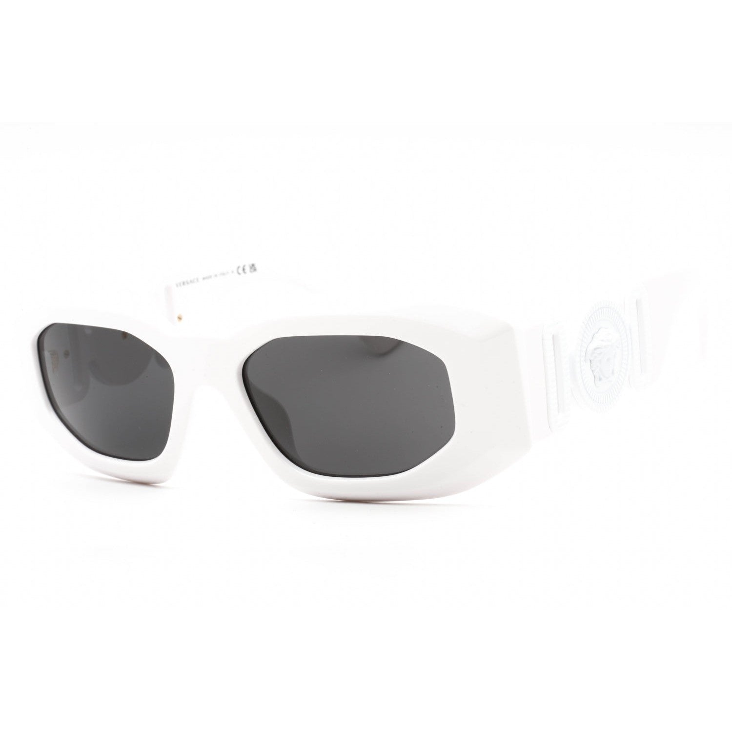 Versace 0VE4425U Sunglasses White/Dark Grey Women's