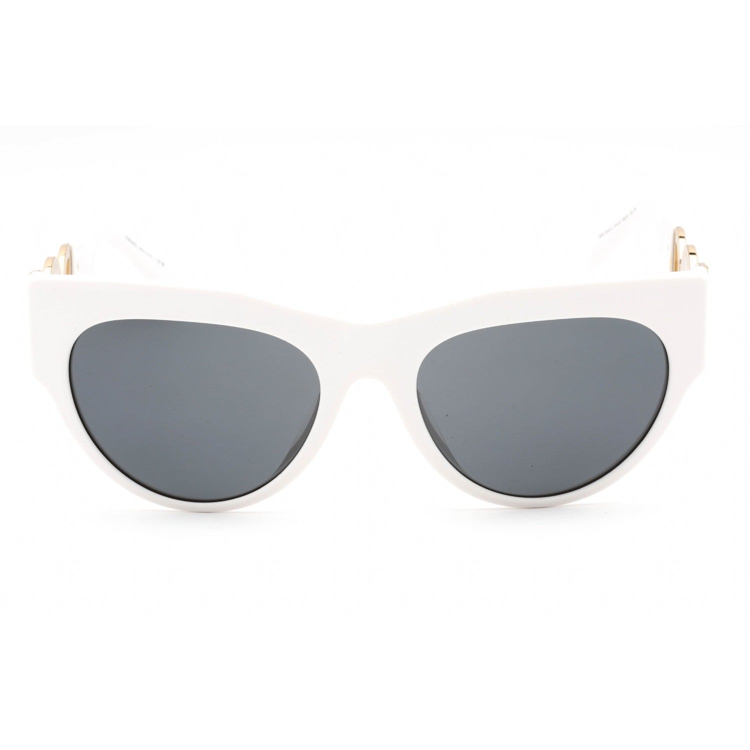 Versace 0VE4440U Sunglasses White / Dark Grey Women's