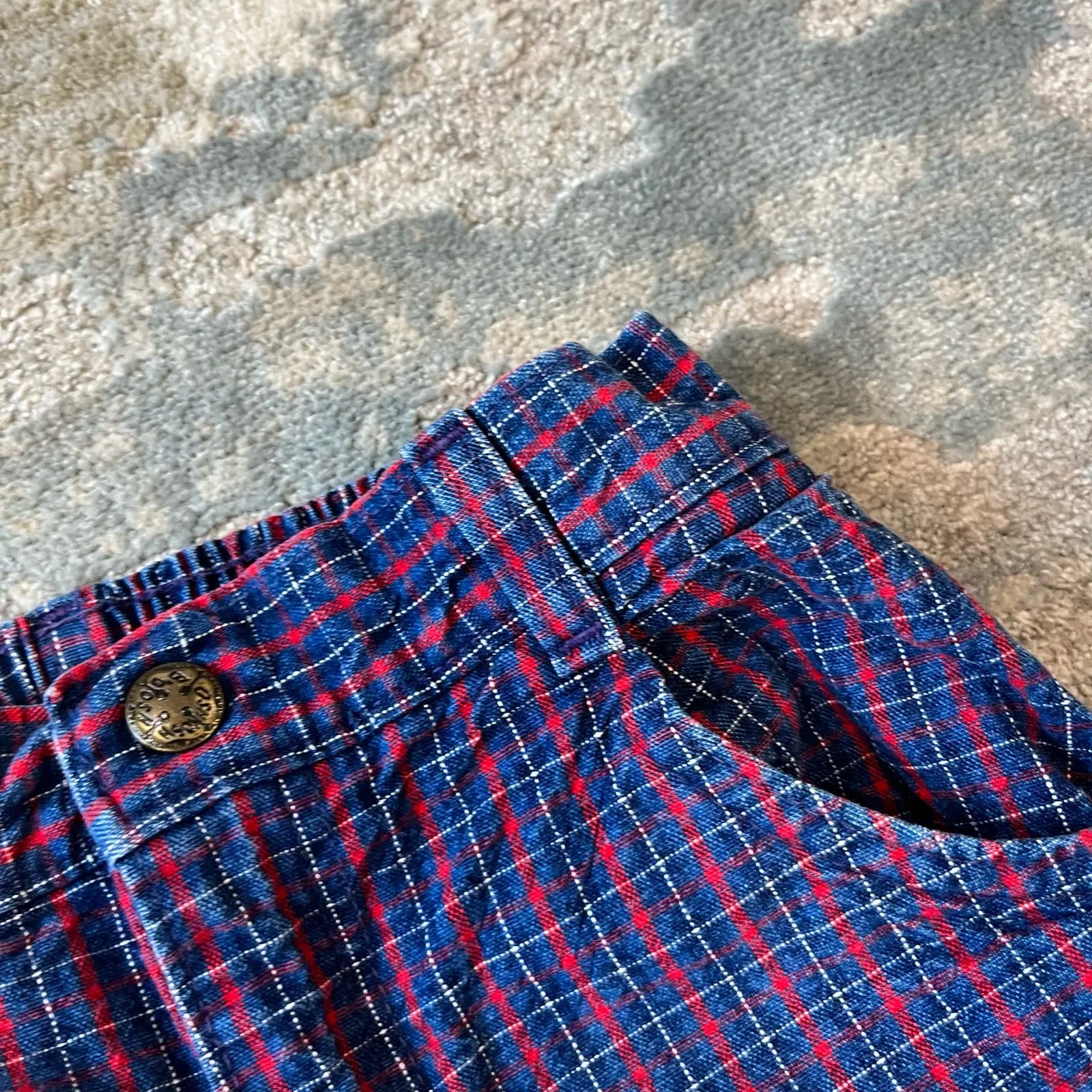 Vintage OshKosh B'gosh Plaid Pants 7