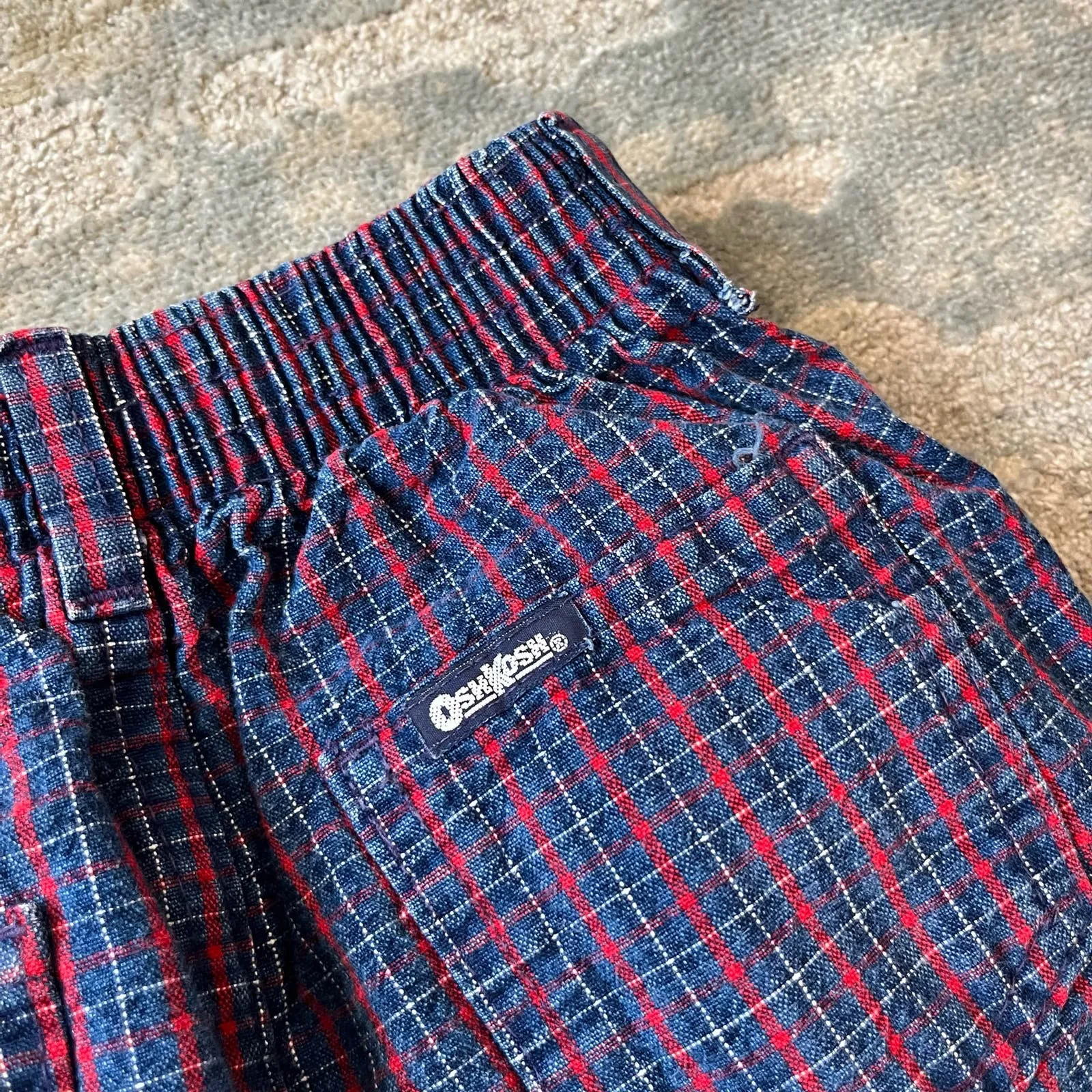 Vintage OshKosh B'gosh Plaid Pants 7