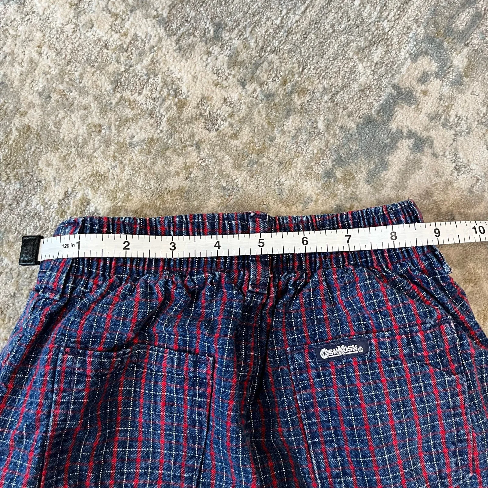 Vintage OshKosh B'gosh Plaid Pants 7