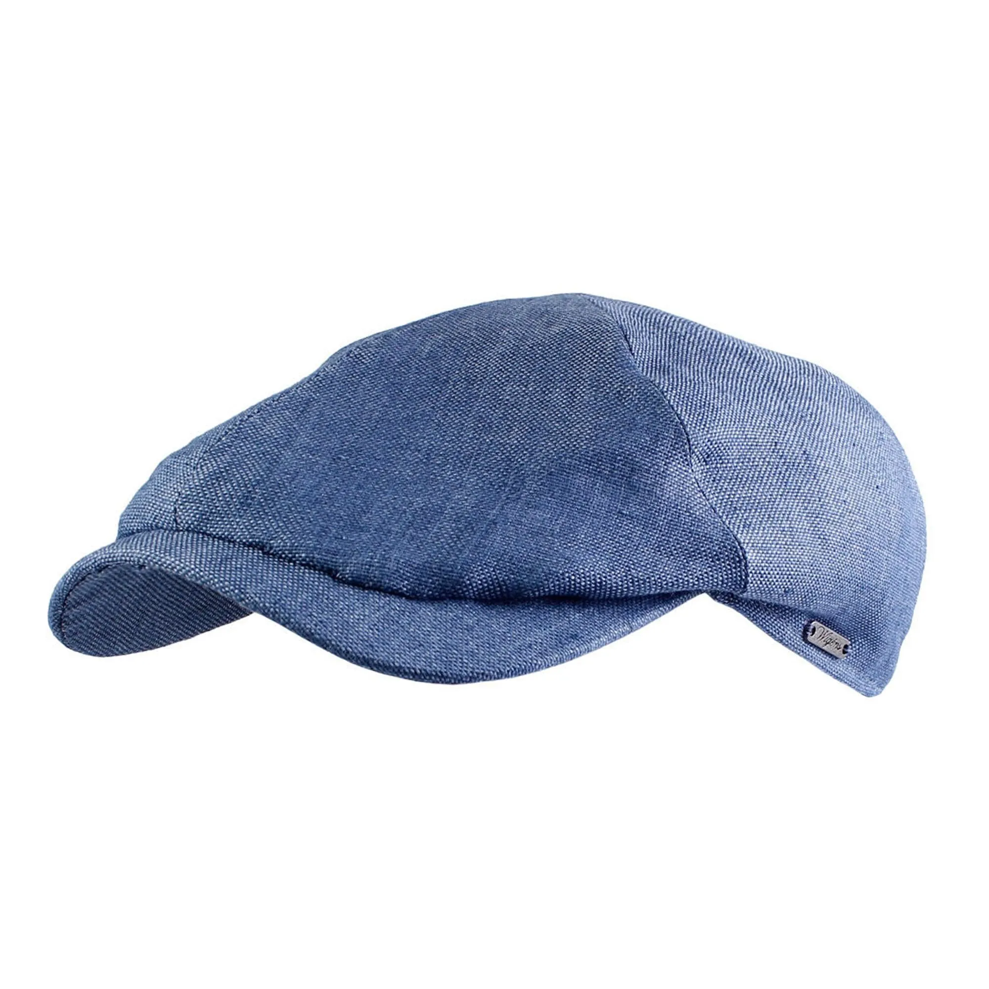 Wigens Men's Hopsack Linen Slim Newsboy Cap