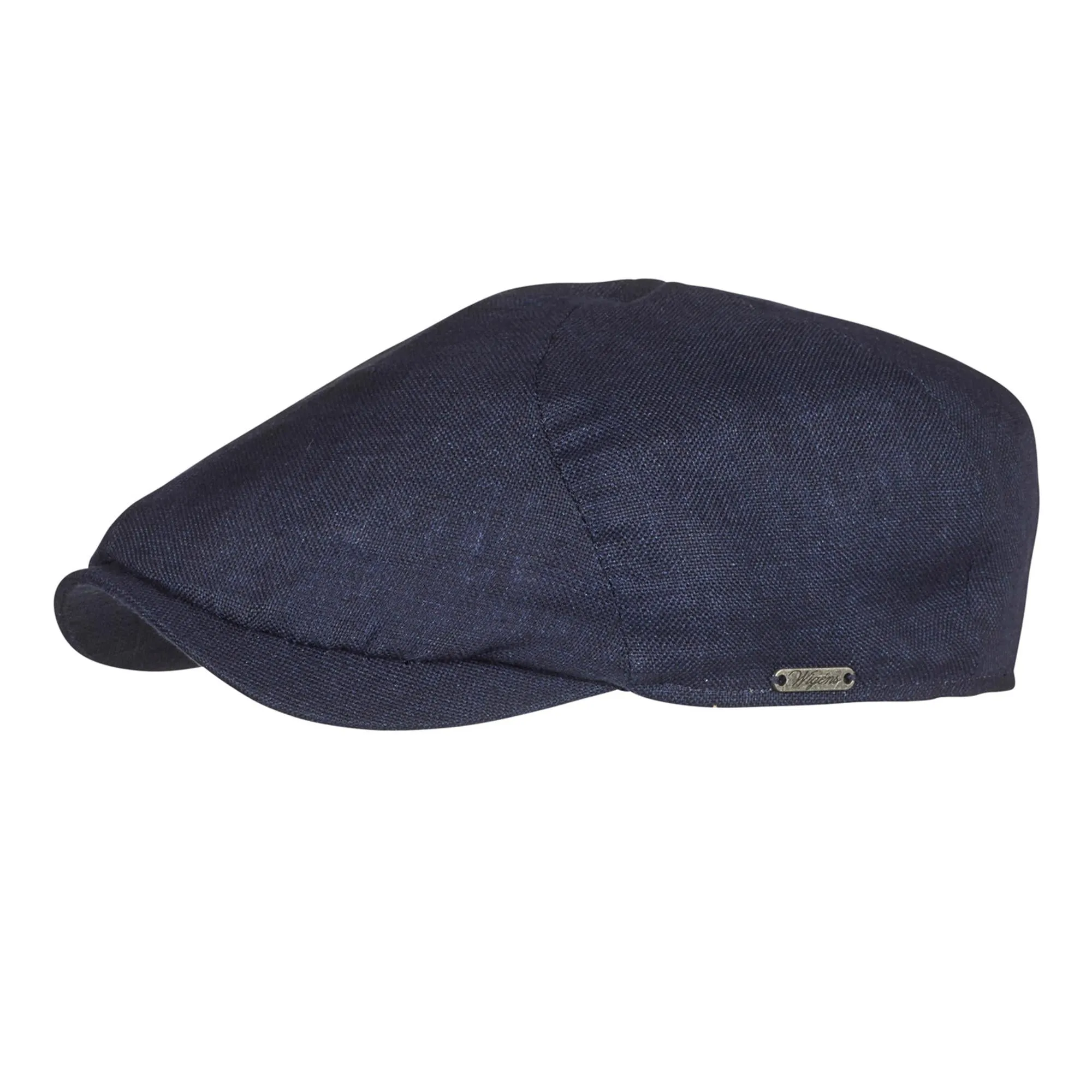 Wigens Men's Hopsack Linen Slim Newsboy Cap