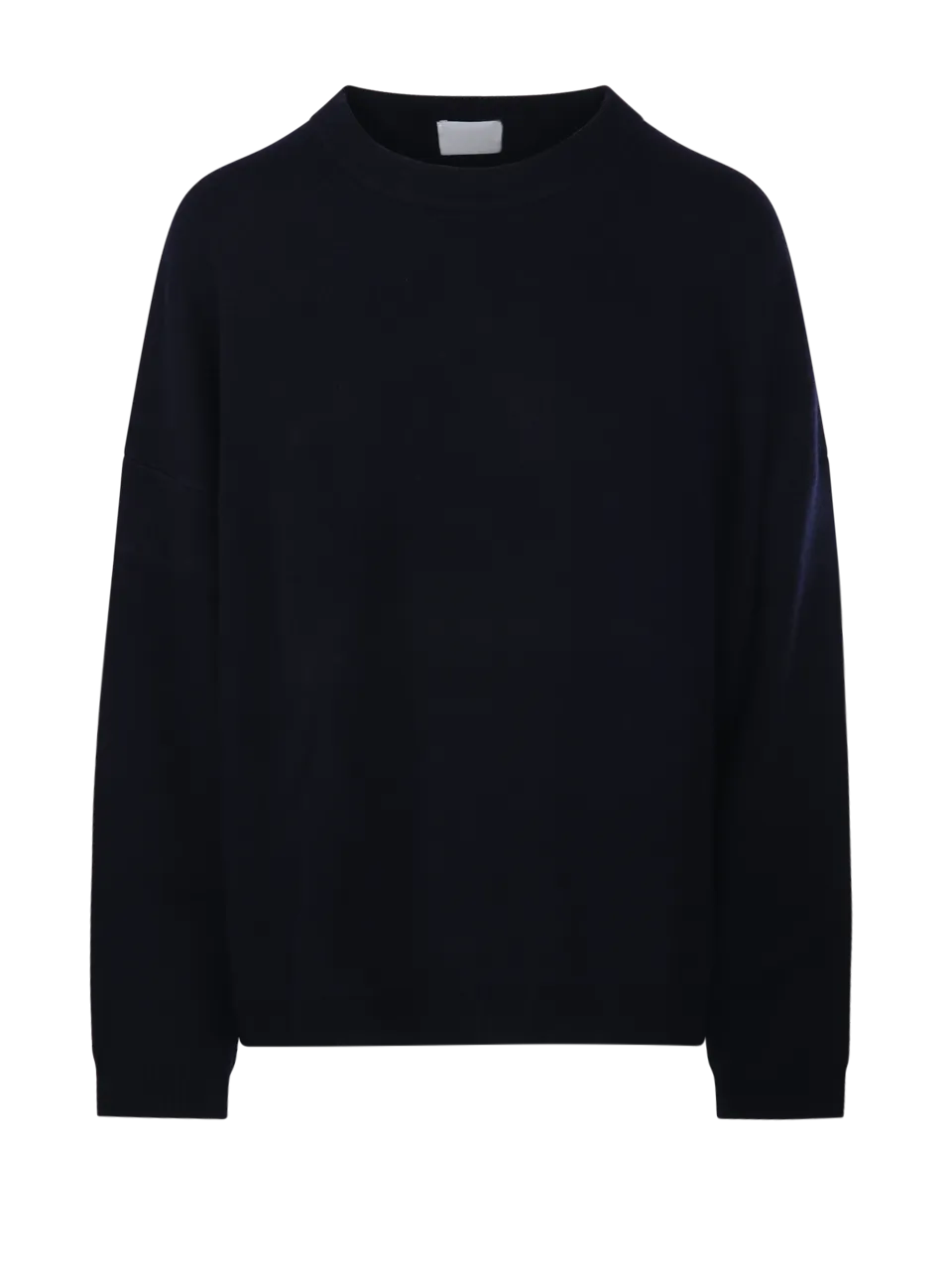 WOMAN ALLUDE DARK BLUE WOOL SWEATER