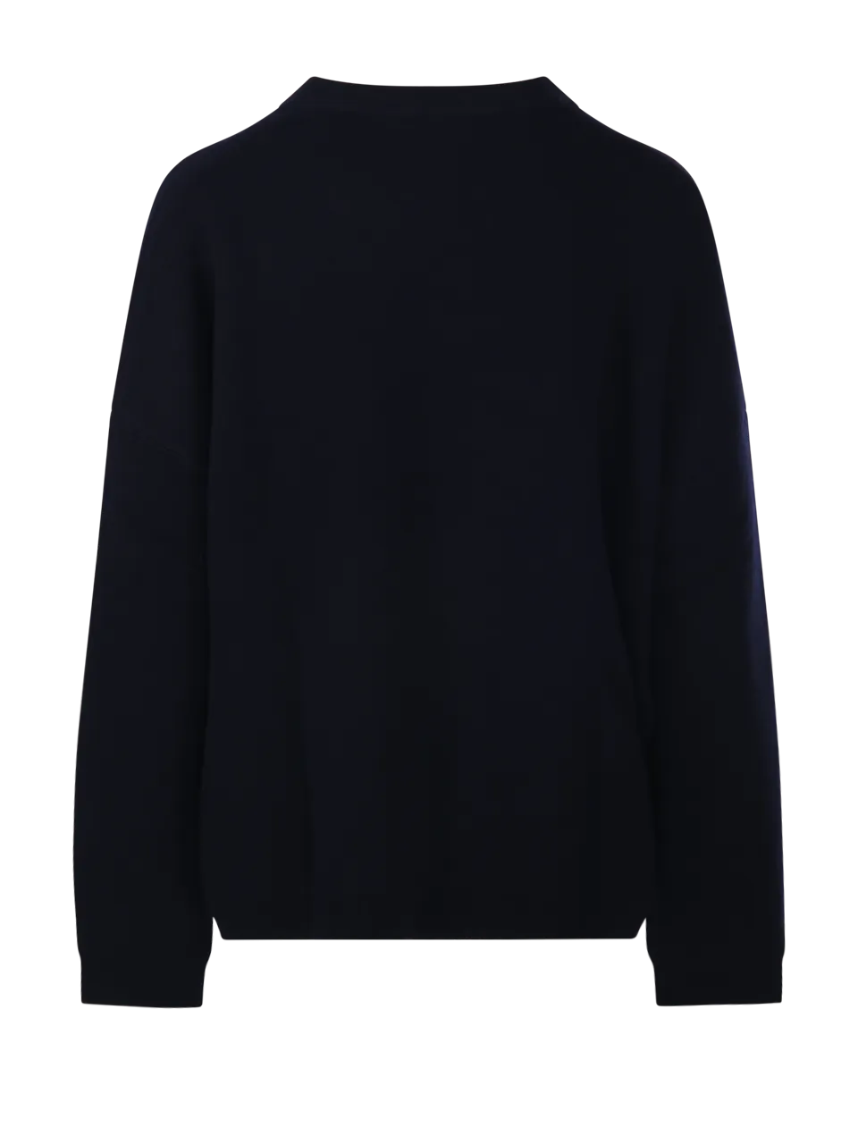 WOMAN ALLUDE DARK BLUE WOOL SWEATER