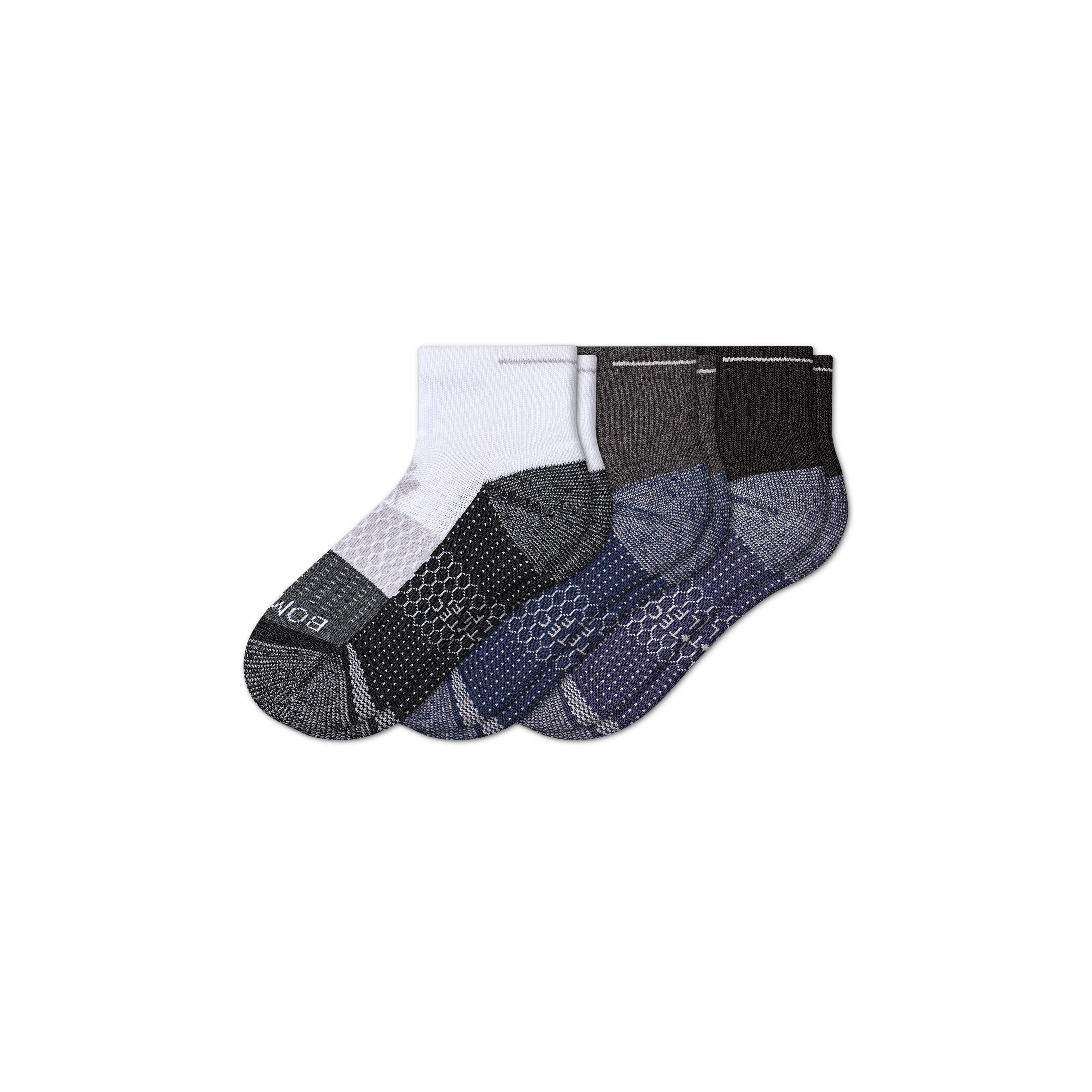 Women's Golf Quarter Sock 3-Pack