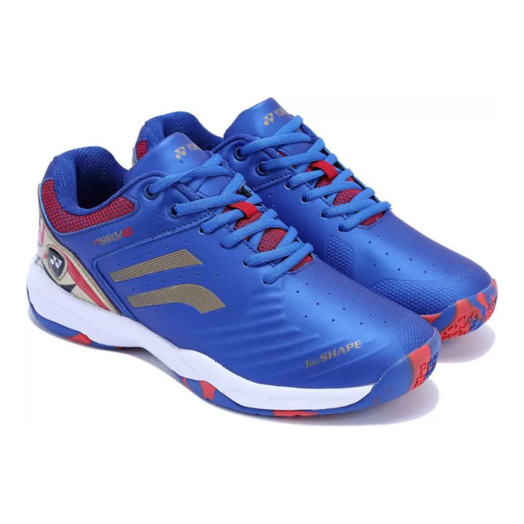 Yonex Akayu Super 6 Badminton Shoe | Classic Blue/Midnight Navy/Gold