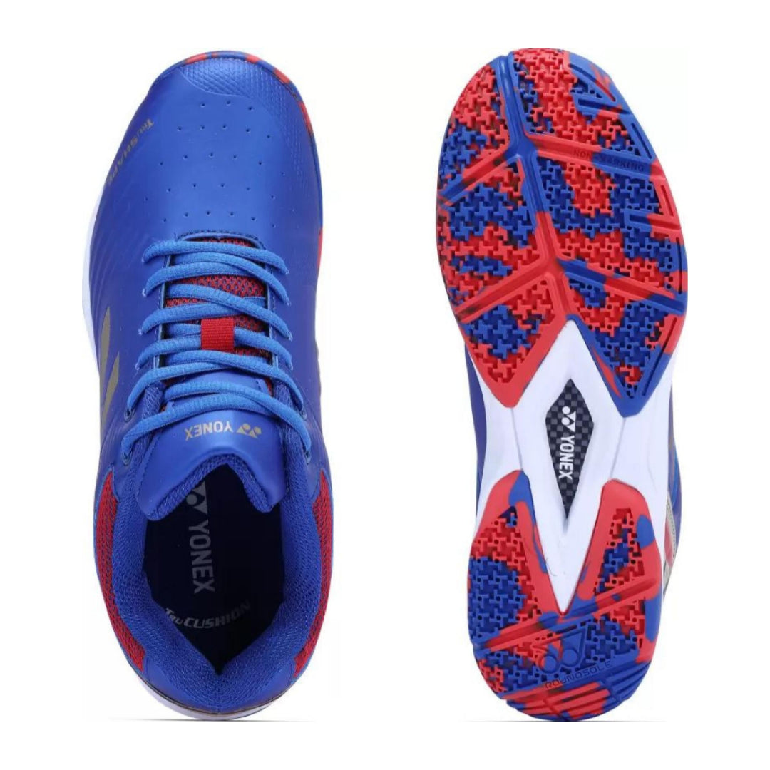 Yonex Akayu Super 6 Badminton Shoe | Classic Blue/Midnight Navy/Gold